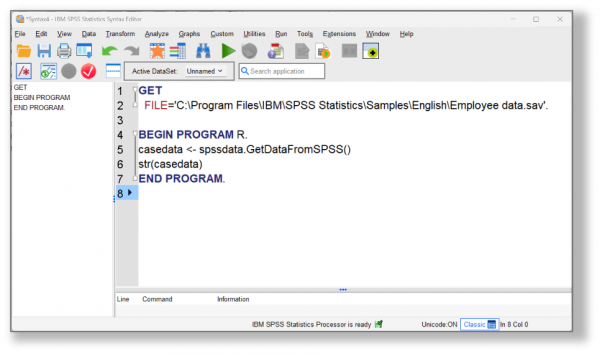 Working With R In Spss Part 1 The Basics Smart Vision Europe 5025