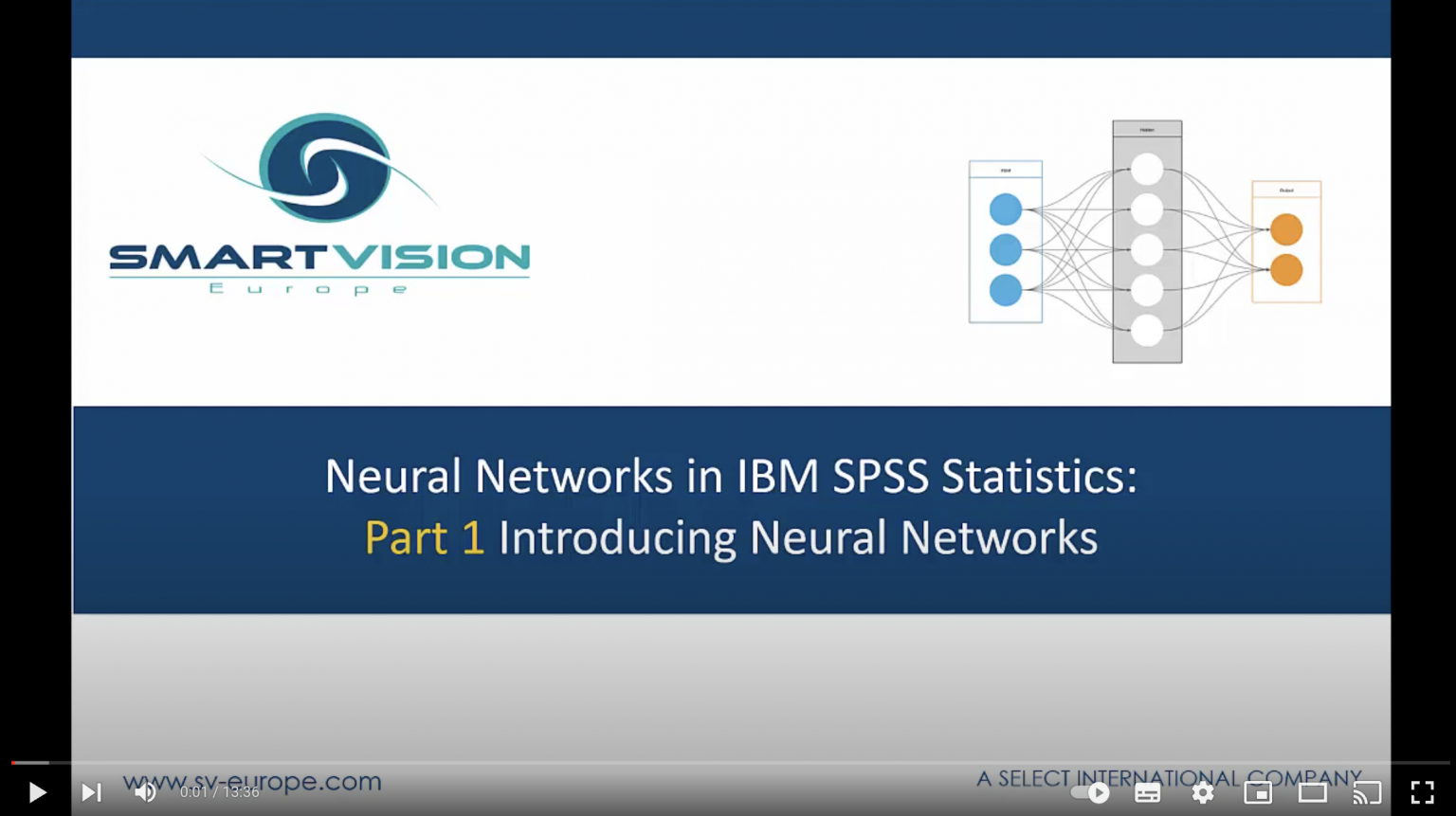 Introduction To The Neural Networks Module In Spss Statistics Part One Smart Vision Europe 3452